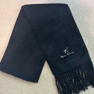 Black Alpaca Scarf (New, no tag)